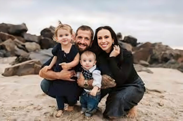 Dr. Gabrielle Lyon with her husband and Children